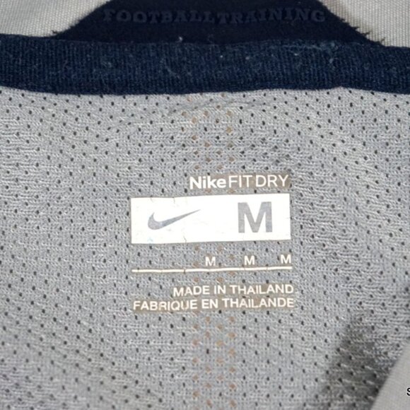 Nike Dri-Fit Arsenal Soccer Fly Emirates Jersey Men's Size Medium Grey Red Kit - Picture 4 of 10